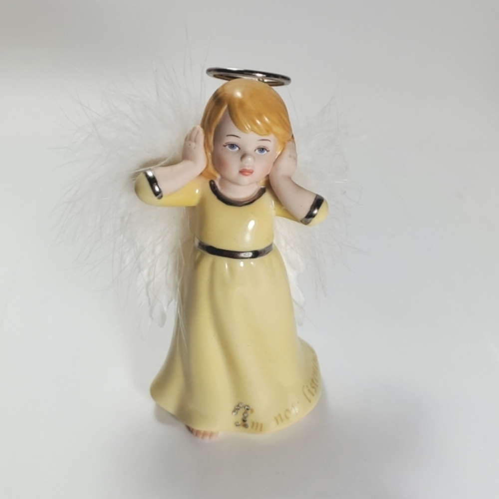 "Atttitude Angels" Porcelain Figurines - Picture 2 of 16